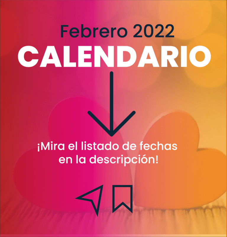 Fechas importantes 2022 - Calendario enero